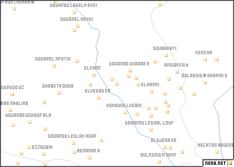 map of Douar el Khellala